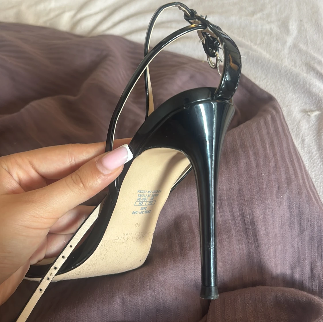 Svarta klackar från Zara  - 2