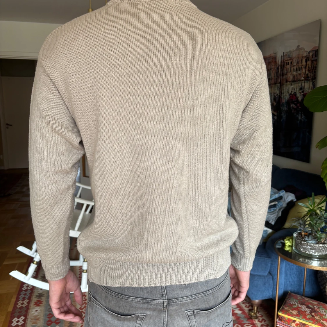 Beige stickad tröja Marlboro Classics - 1