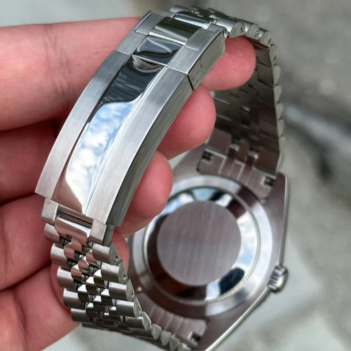 Seiko automatisk klocka i silver - 2