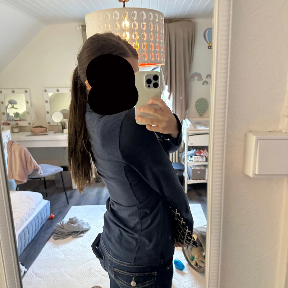 Mörkblå overshirt från JH Collection XS - 1