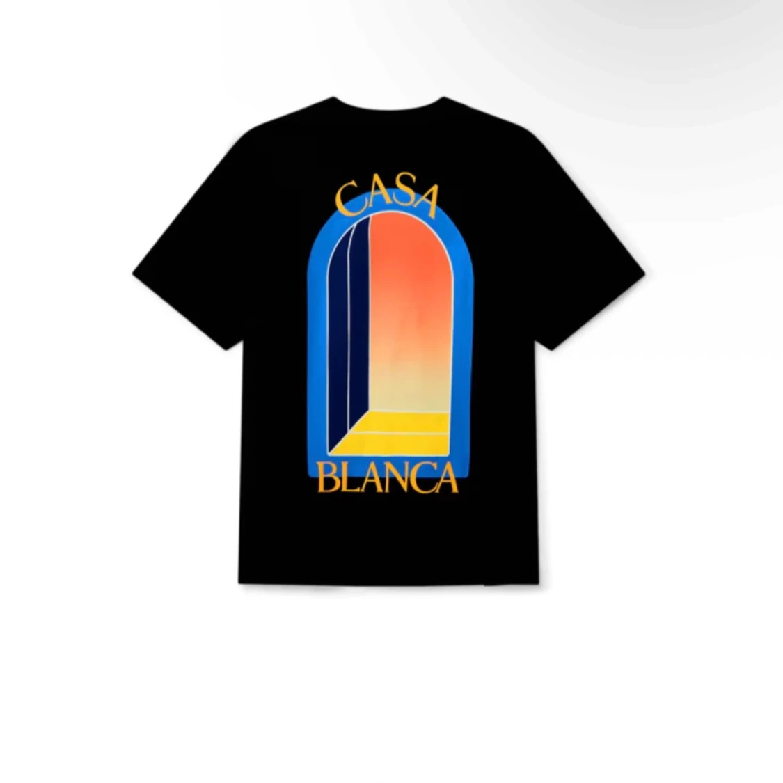 Casa Blanca svart t-shirt med tryck