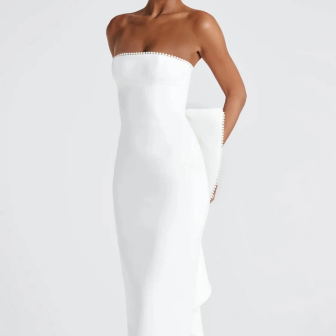 Vit babyboo klänning