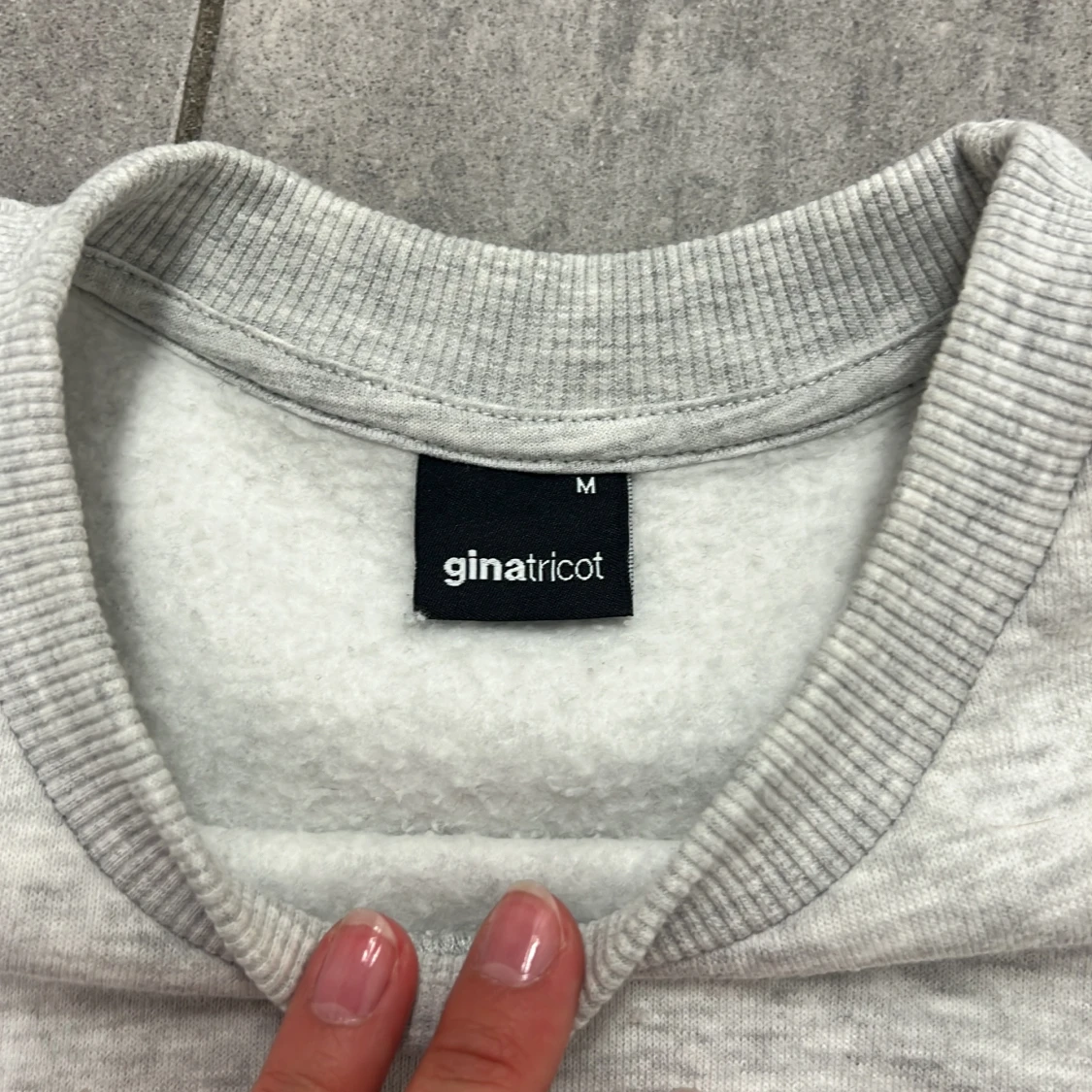 Grå sweatshirt SCFLH Gina Tricot M - 2