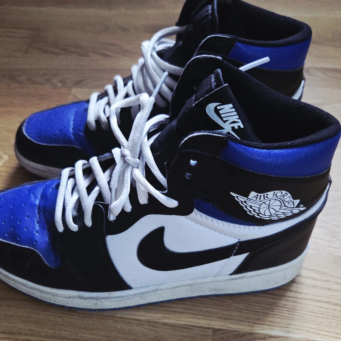 Nike Air Jordan 1 Retro High OG svart/blå/vit - 1