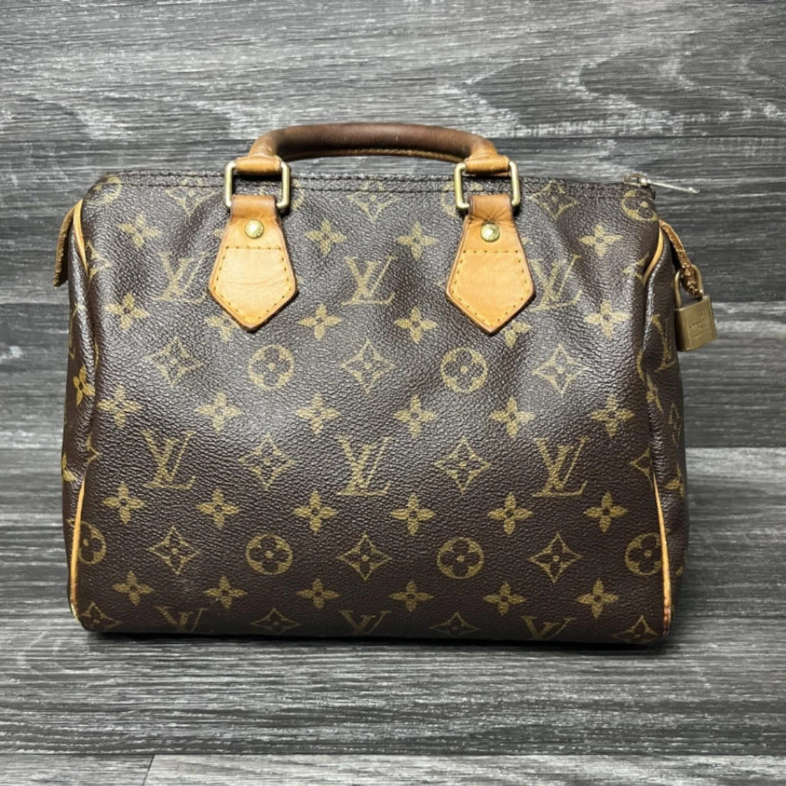 Louis Vuitton Monogram Speedy 25 handväska