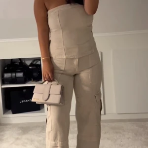 Denim set - Tvådelat set från mango, beige denim