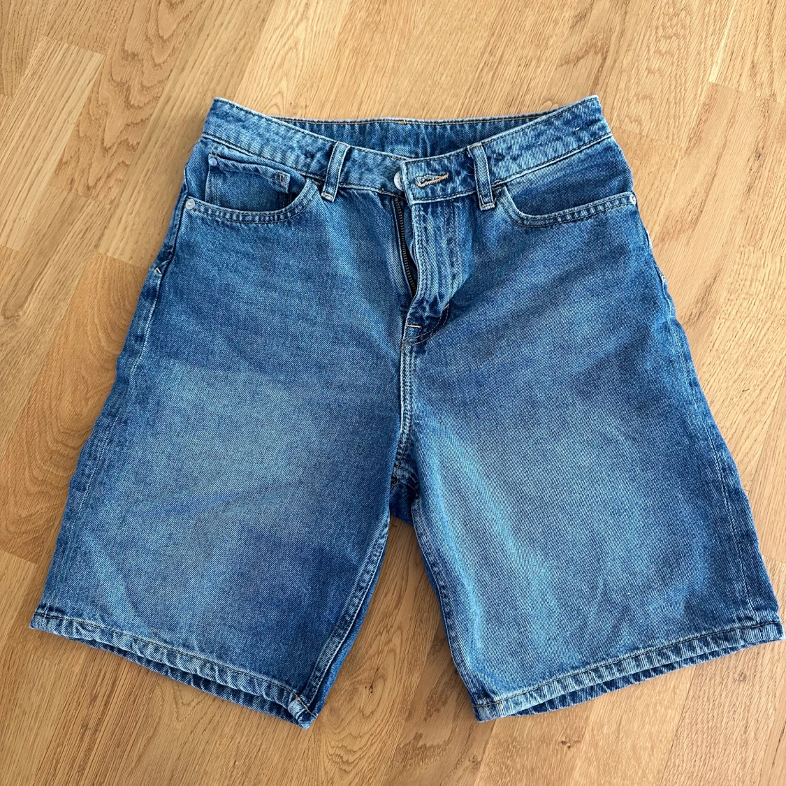 Blå jeans shorts/jorts - 1