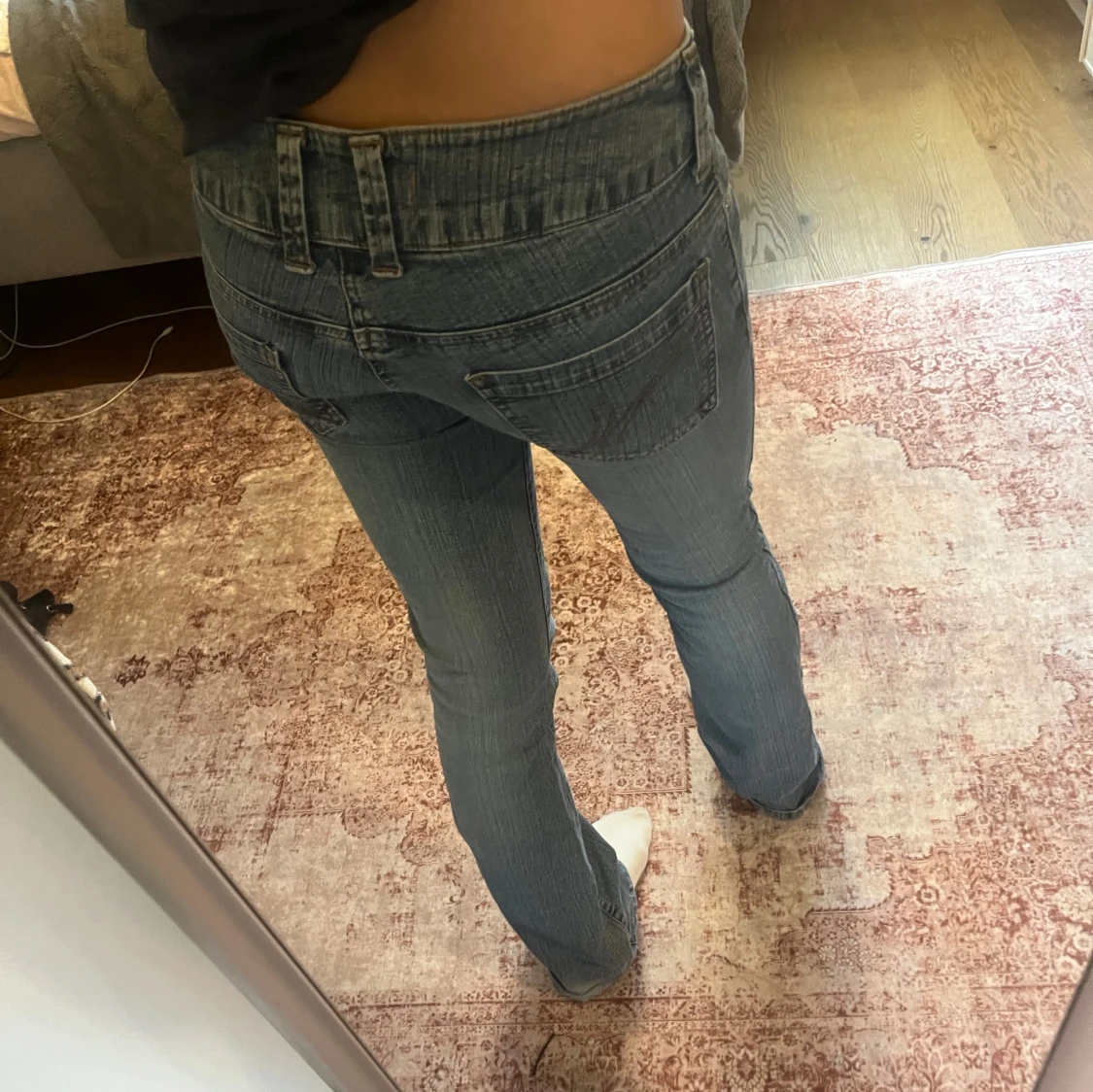 Ljusblå flare jeans från Vero Moda - 4