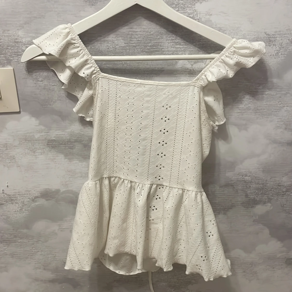 Vit blus från Shein