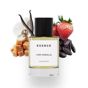 I Am vanilla parfym från ESSNCE 🍓🍫 - Helt ny parfym från ESSNCE ⭐️                                   Säljes då jag råkade beställa hem fel, endast testad 1 gång.                                                                       Köparen står för ev frakt om inte så mötas upp 💗🫶🏽 