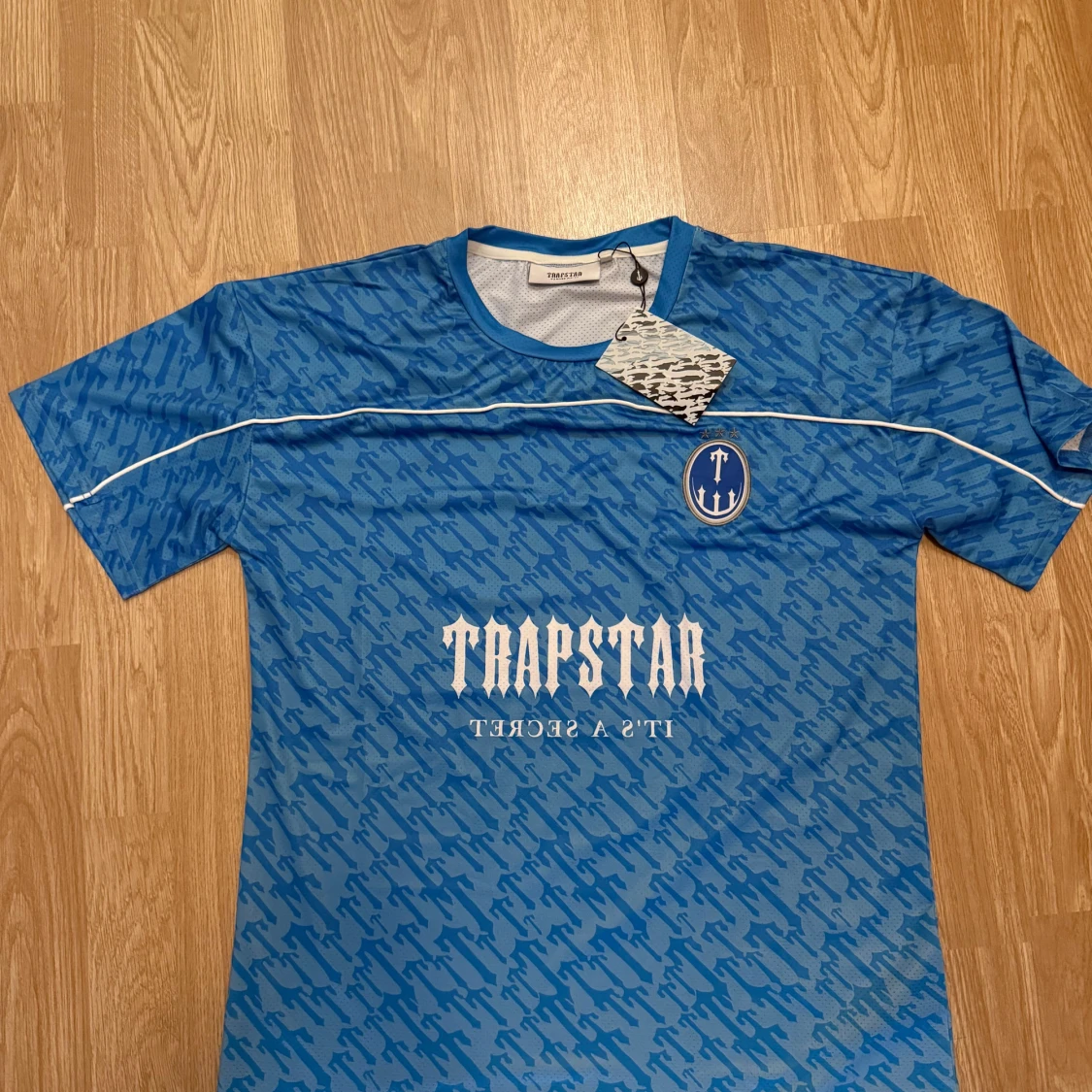 Blå Trapstar fotbollströja