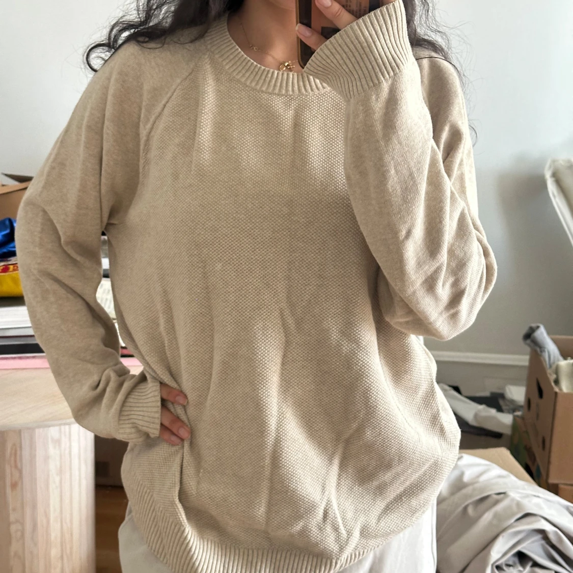 Stickad tröja  - 90