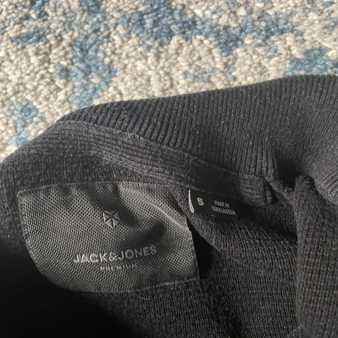Svart stickad half zip från Jack & Jones - 2
