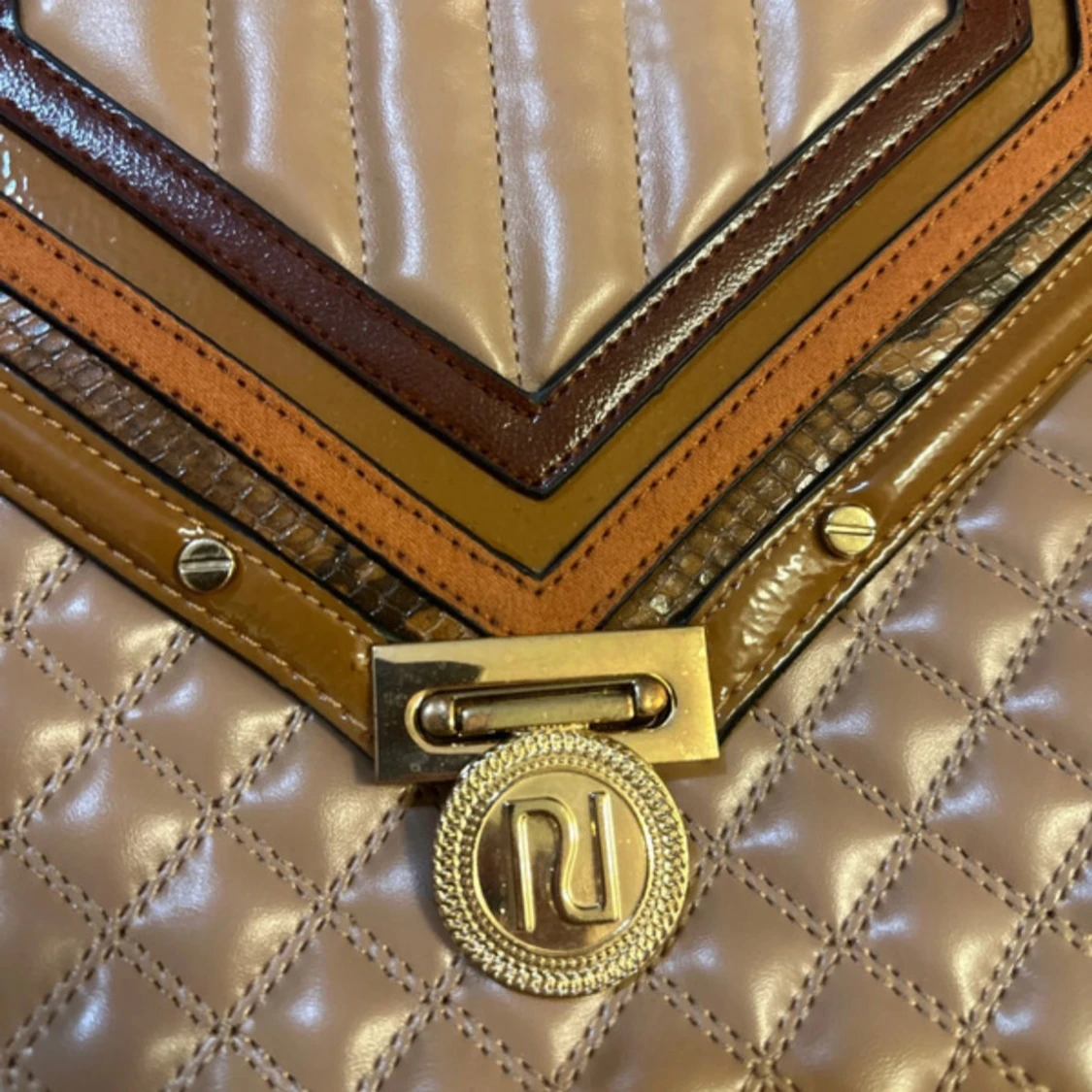 Quiltad axelväska från River Island - 1