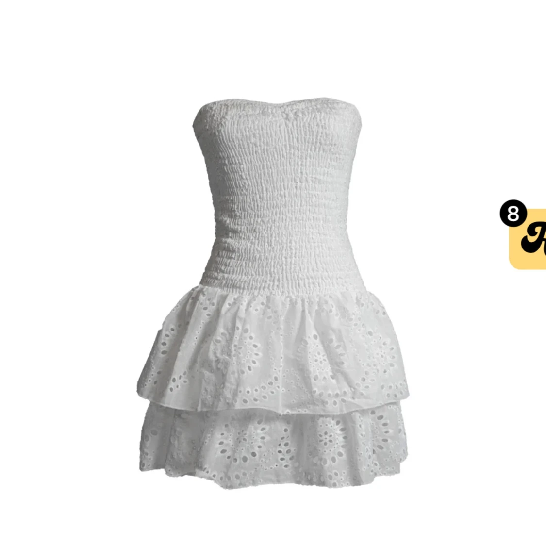 Vit sommarklänning - 90