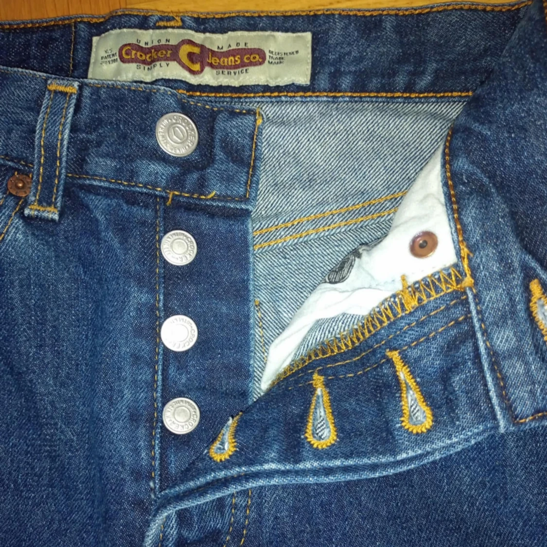 Blå jeansbyxor från Crocker Jeans Company - 2