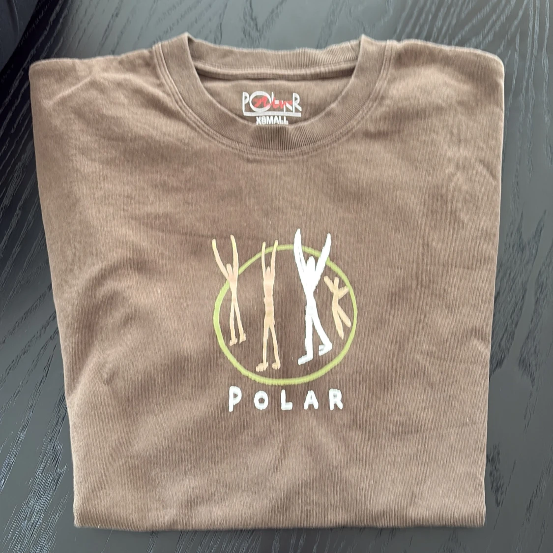 Brun t-shirt från Polar Skate Co.