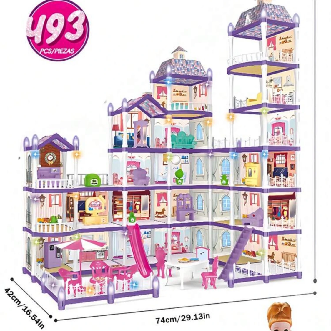 Dockhus med 493 delar