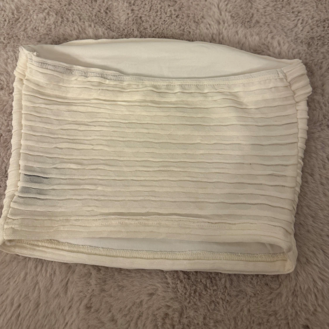 Vit bandeau tubtopp  - 1