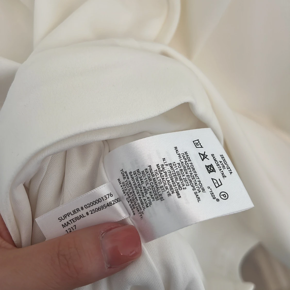 Vit volangklänning från Lauren Ralph Lauren - 3