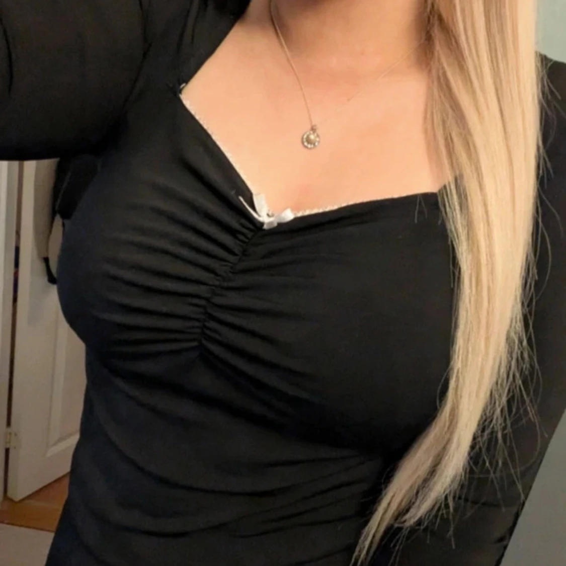 Svart långärmad klänning Vero Moda