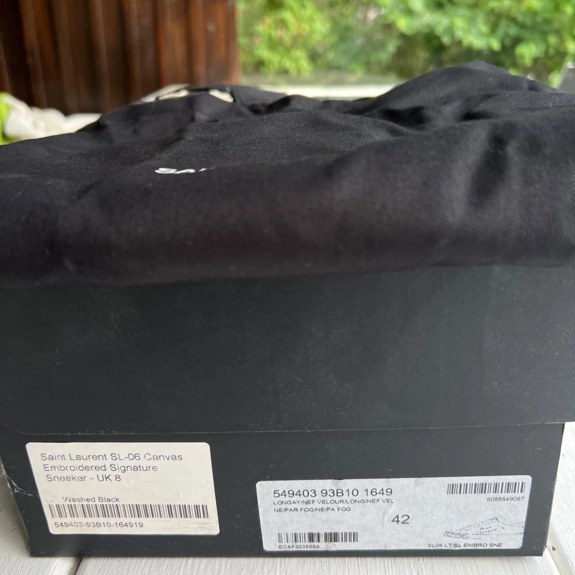 Saint Laurent grå sneakers med svart detalj - 4