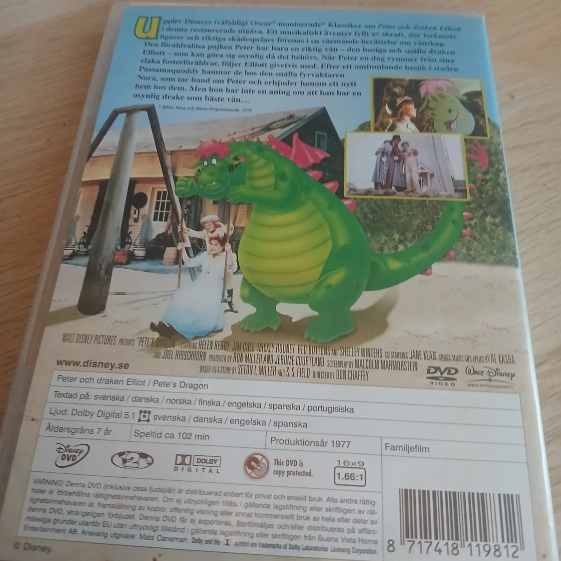 Peter och draken Elliott – Disney DVD (Svenskt tal) - 3