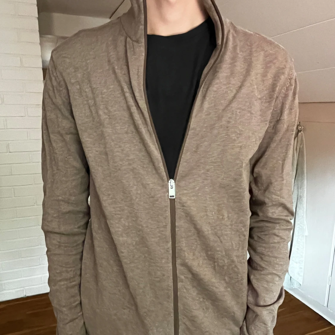 Beige kofta med dragkedja Selected Homme - 1