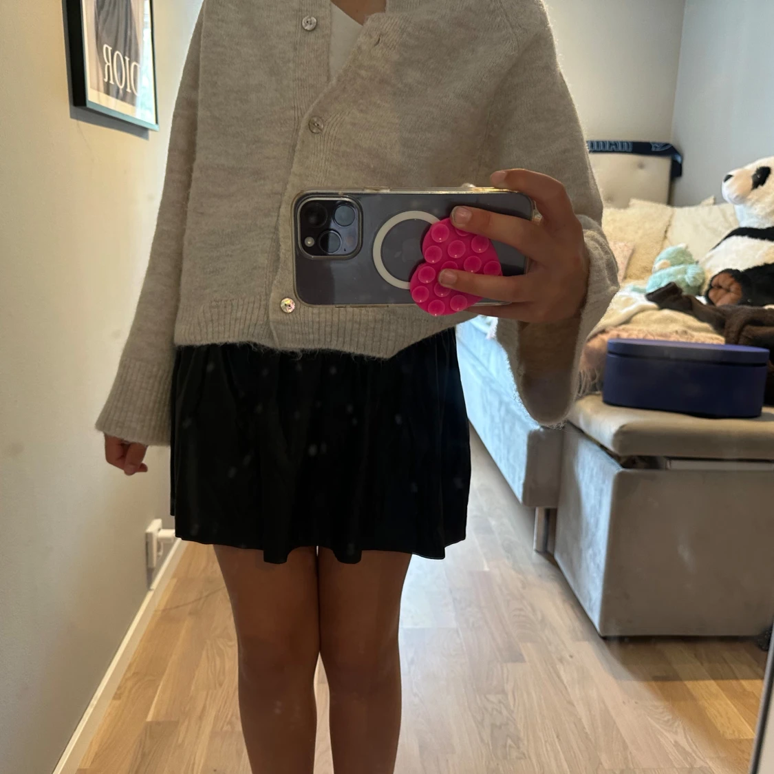 Svart kortkjol från Gina Tricot - 3