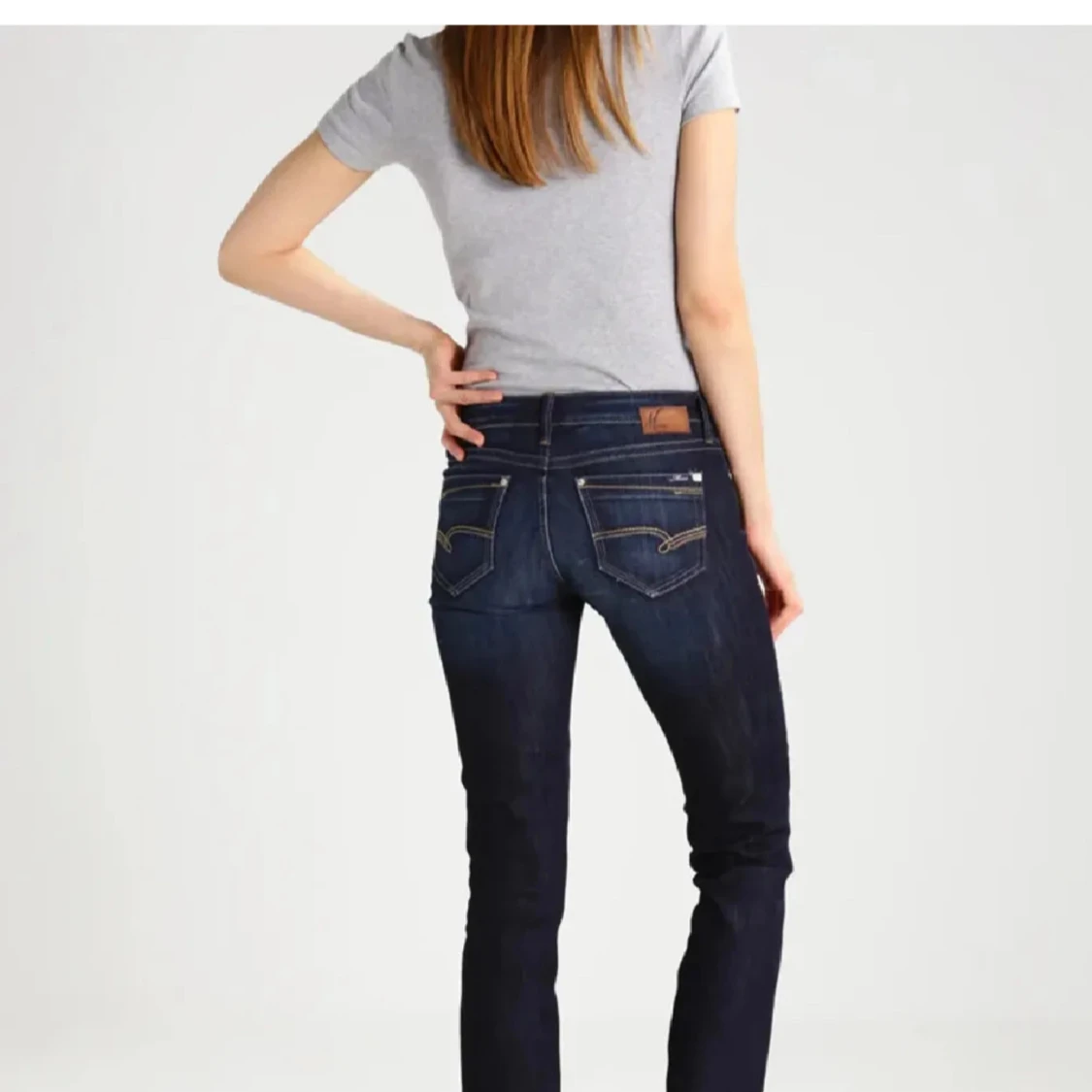 Mavie bootcut jeans mörkblå - 2