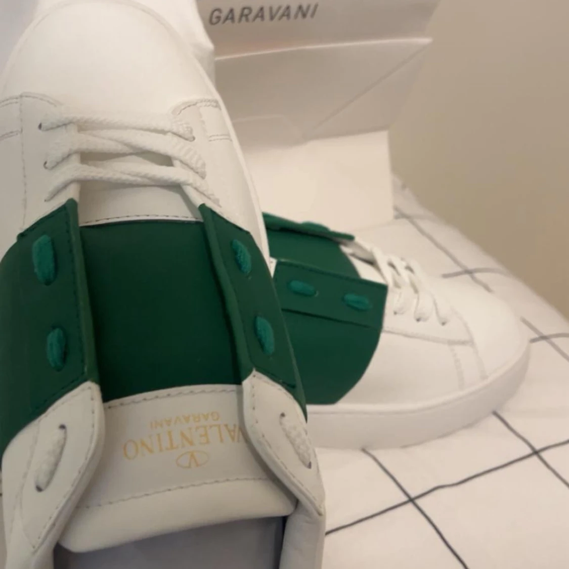 Valentino Garavani Open sneakers vit/grön