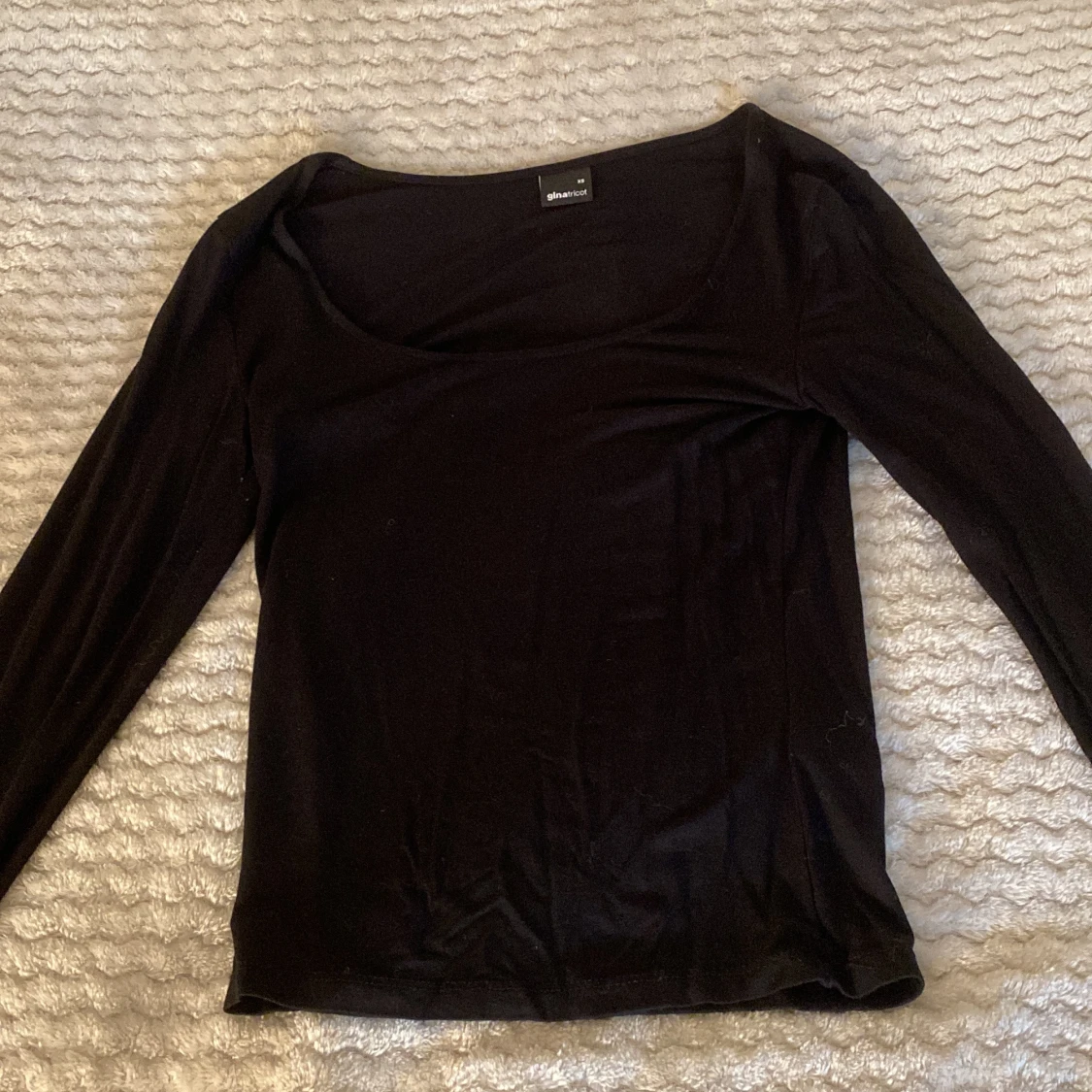 Svart långärmad topp Gina Tricot XS - 1