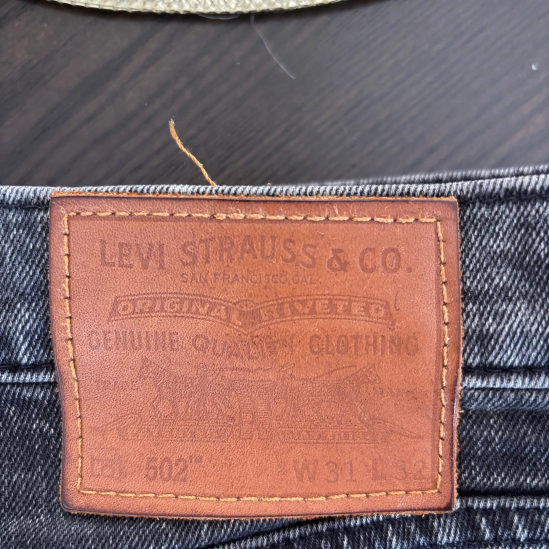 Levi's 502 svarta jeans W31 L32 - 3