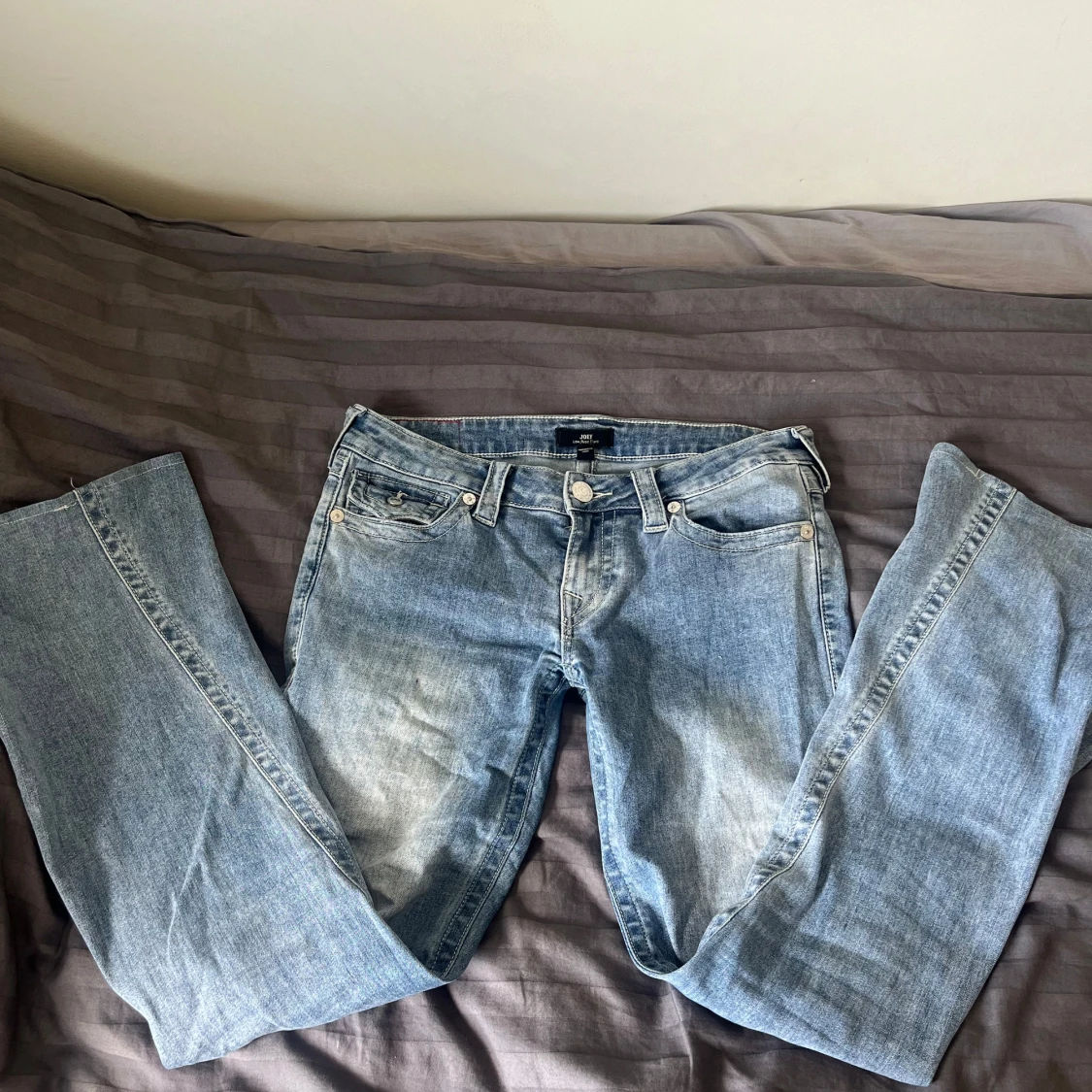 True Religion Joey Low Rise Flare Jeans - 1