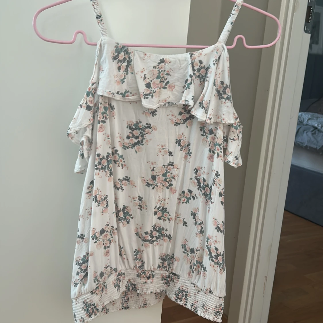 Supersöt blommig volangtop - 1