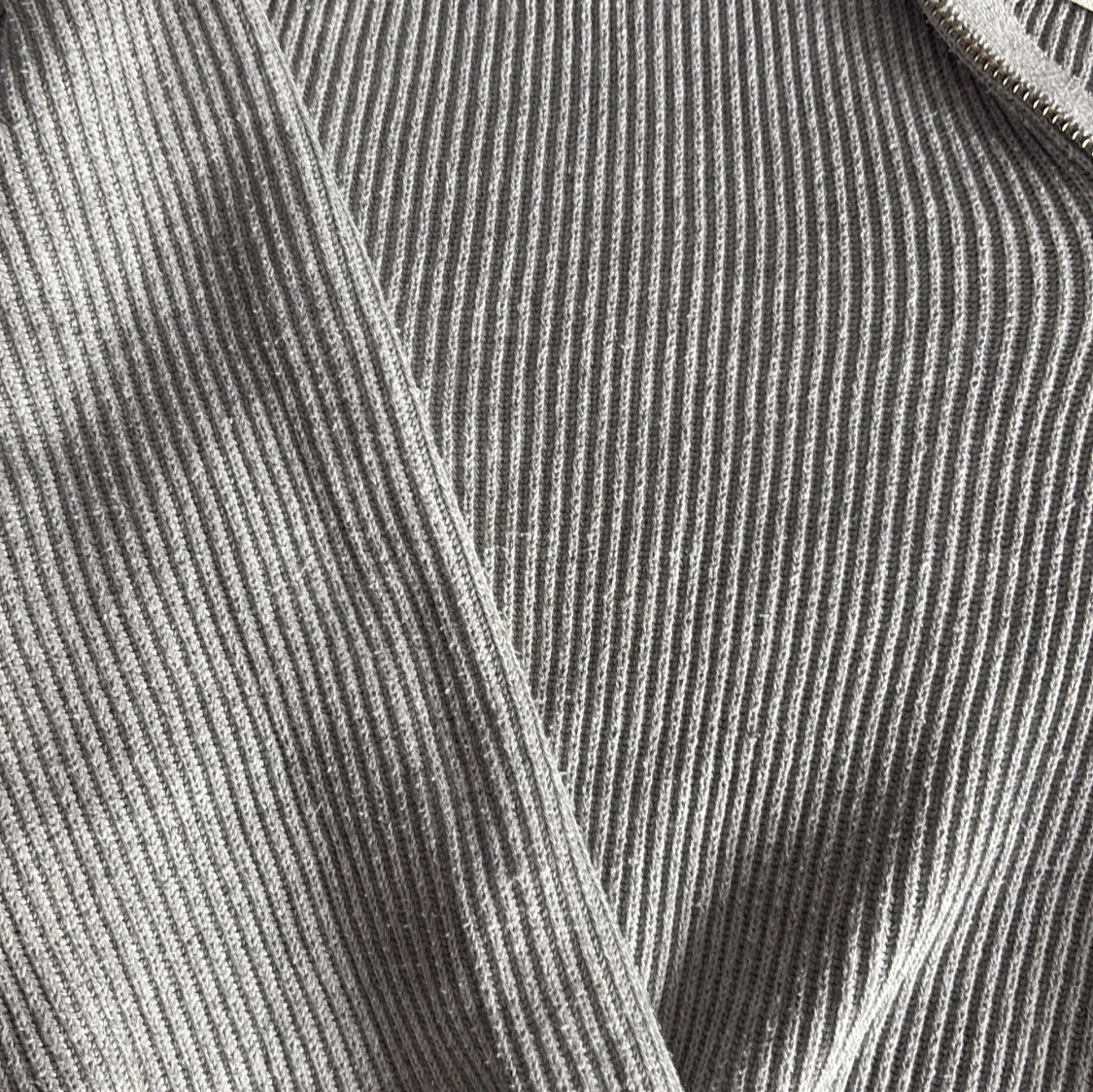 Grå ribbad half zip från Jack & Jones - 3