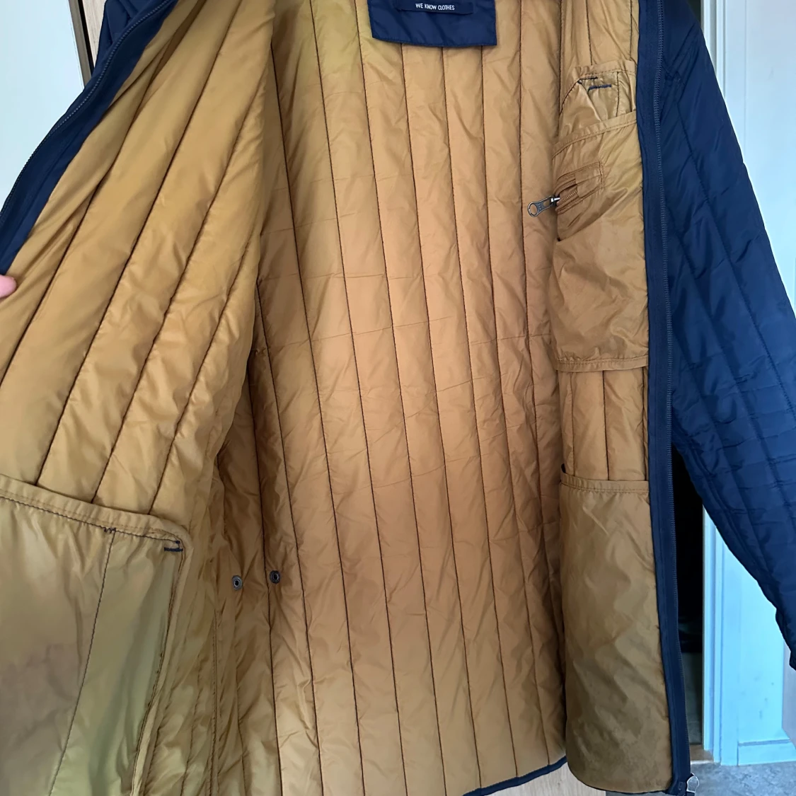 Mörkblå quiltad jacka från Signal XL - 2