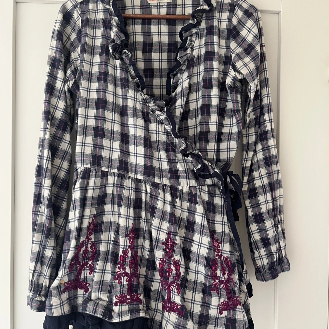 Rutig omlottblus/tunika Odd Molly