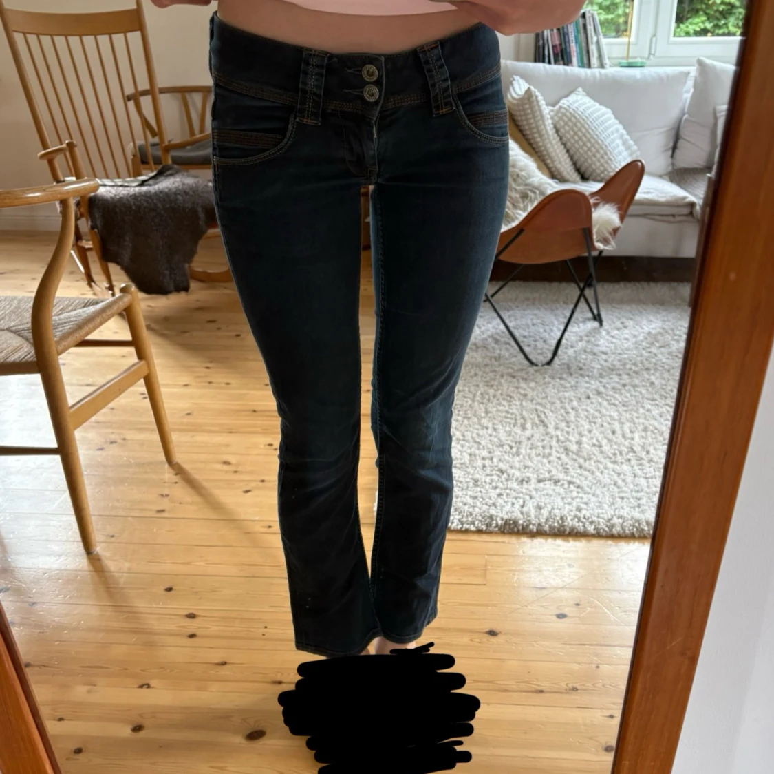 Mörkblå Pepe jeans bootcut - 3