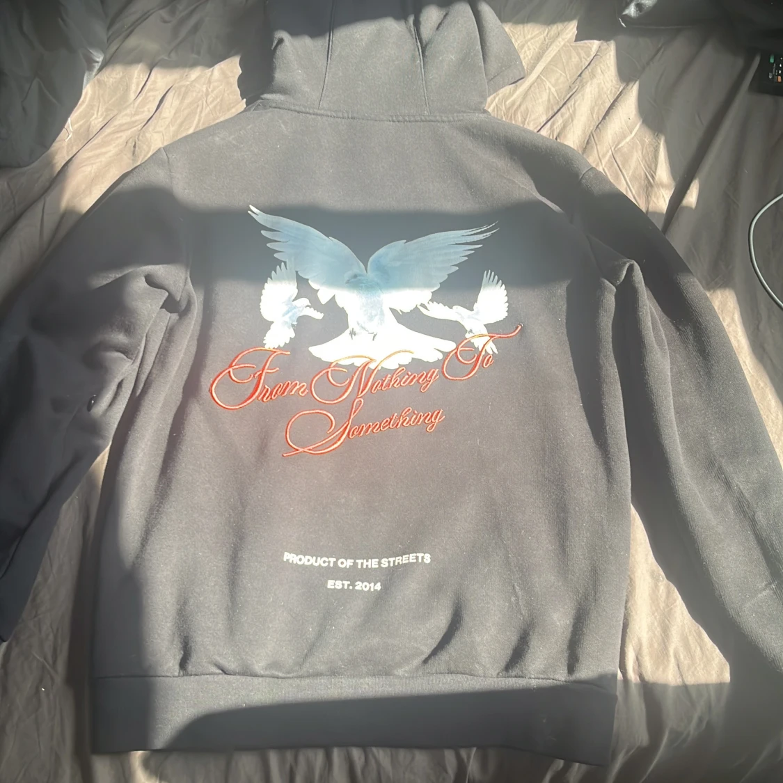 Svart Hoodrich hoodie  - 1