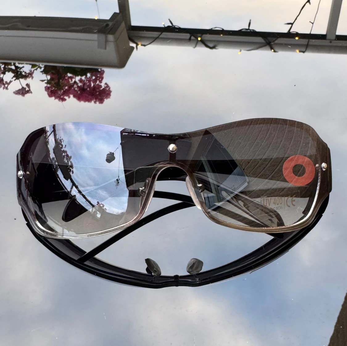 Svarta sportiga solglasögon UV400 - 3