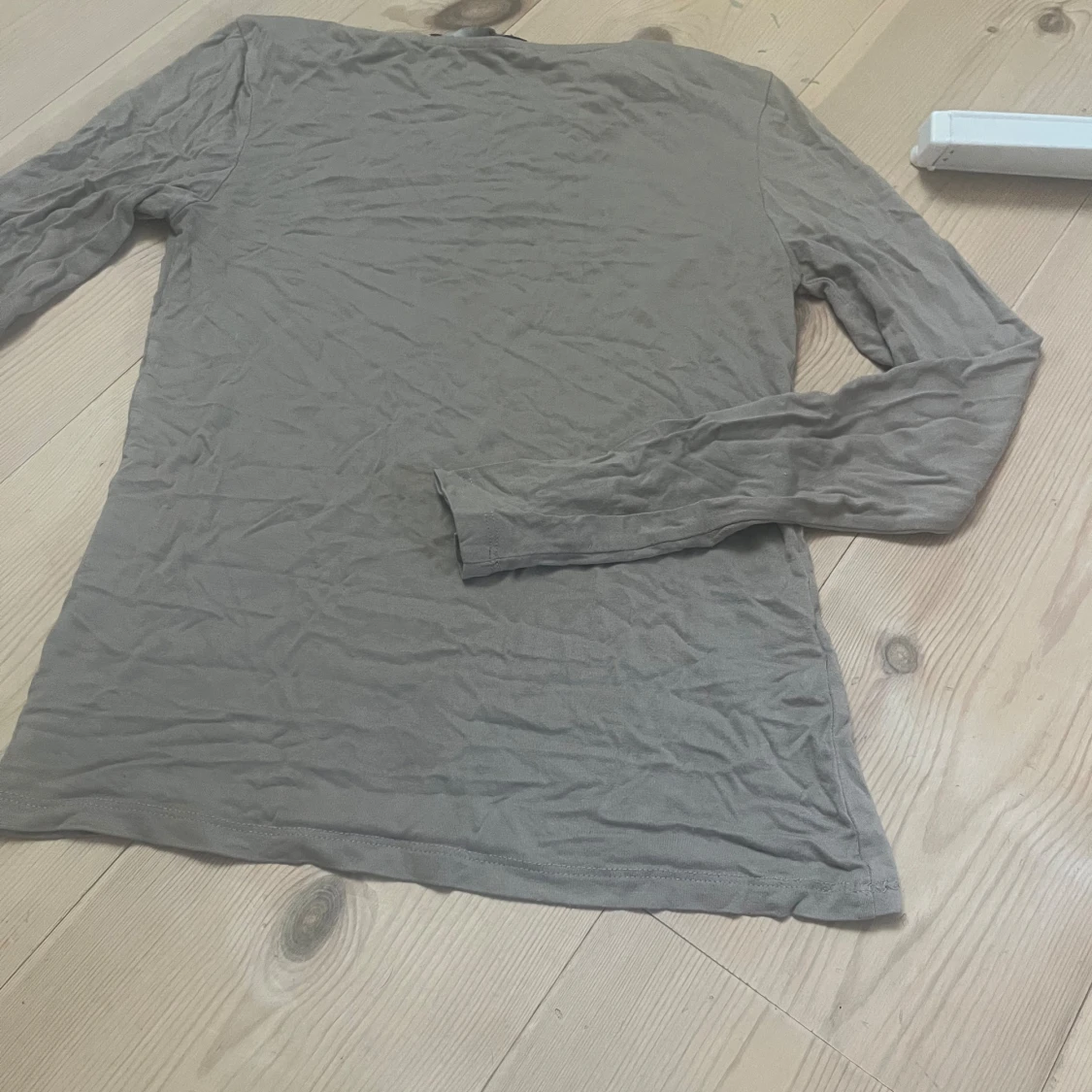 Basic beige långärmad tröja - 92