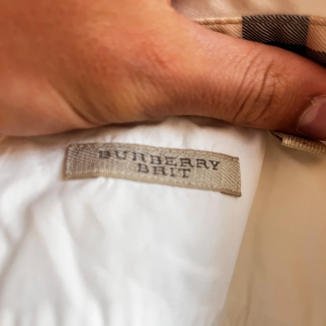 Burberry skjorta vit - 2