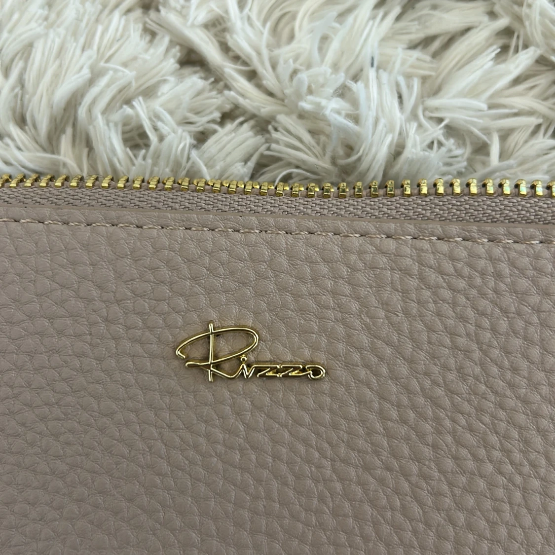 Beige kuvertväska från Rizzo i skinn - 2