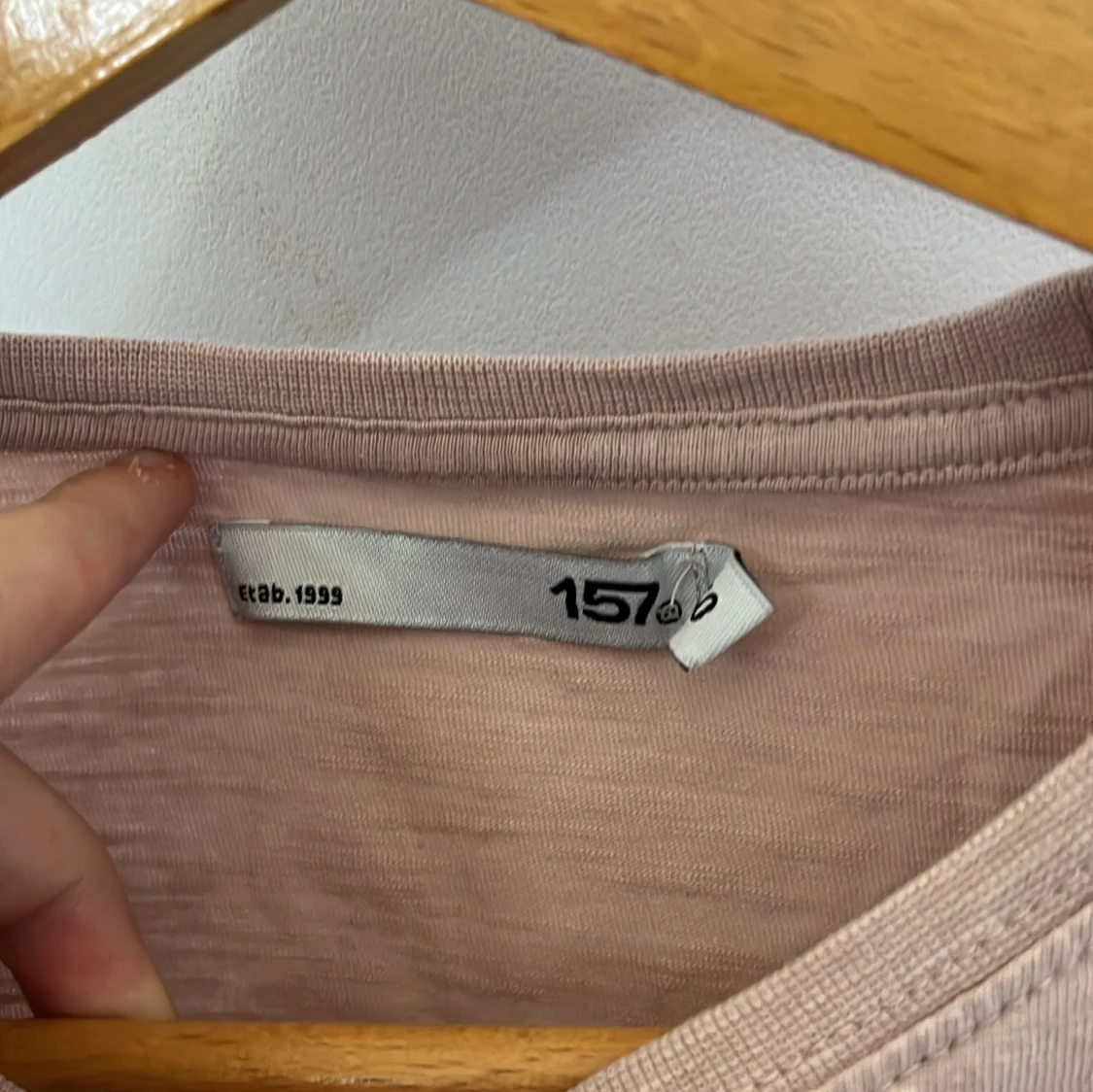 Ljusrosa långärmad tröja 157 Denim Makers - 2