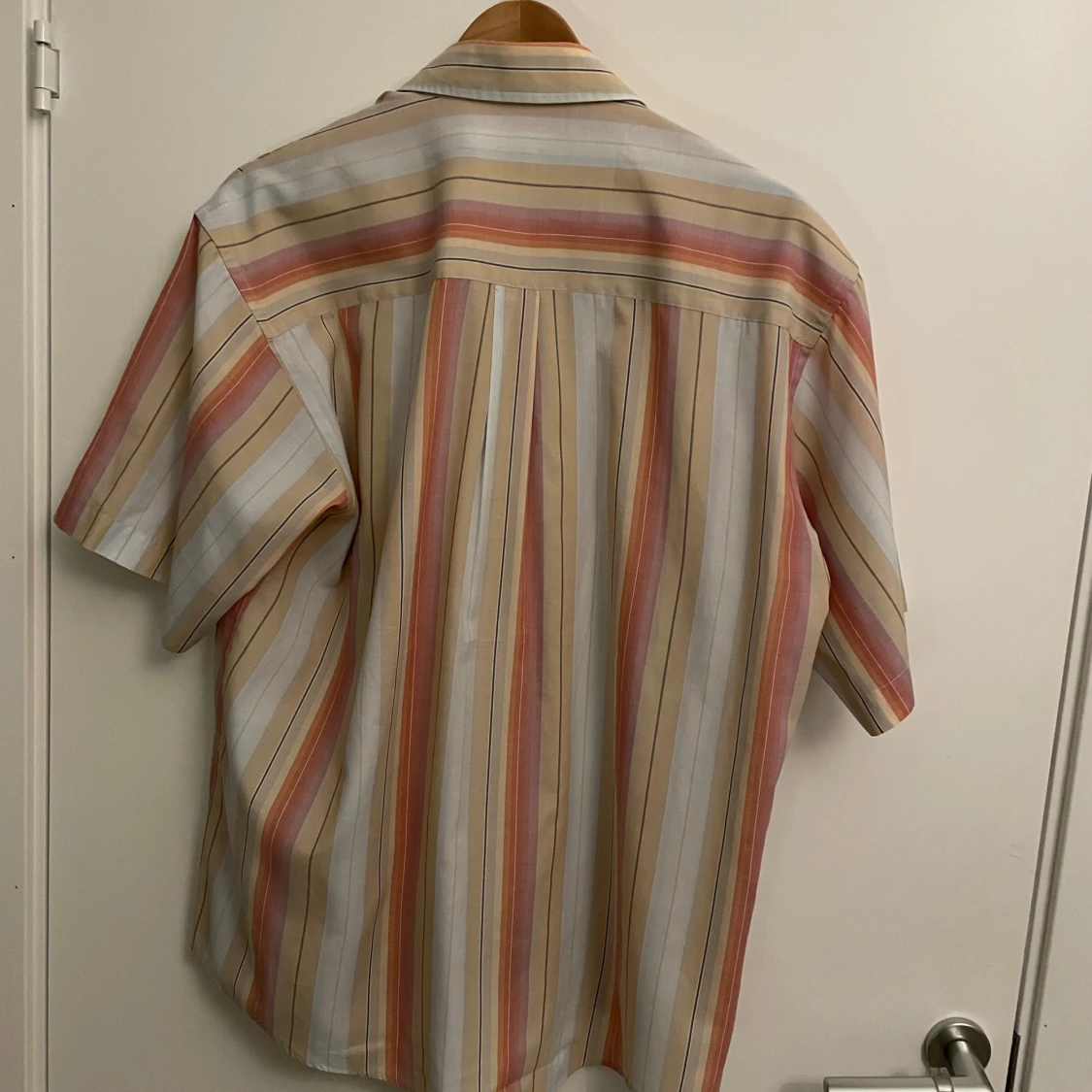 Randig kortärmad skjorta Basic Line - 1