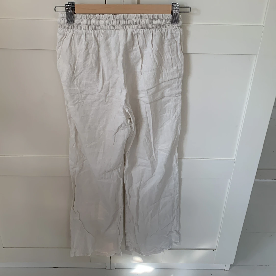 Vita linnebyxor från Lindex - 1