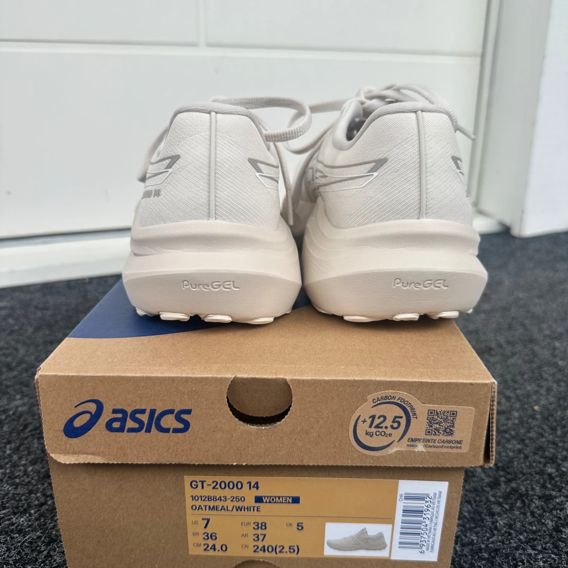 Vita/Beiga Asics GT-2000 14 löparskor - 4