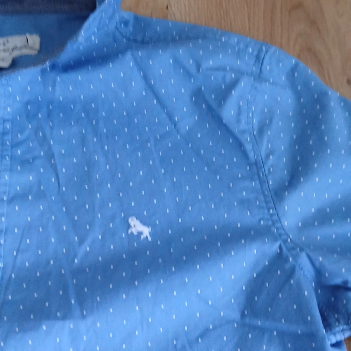 Blå prickig skjorta från L.O.G.G. - 2