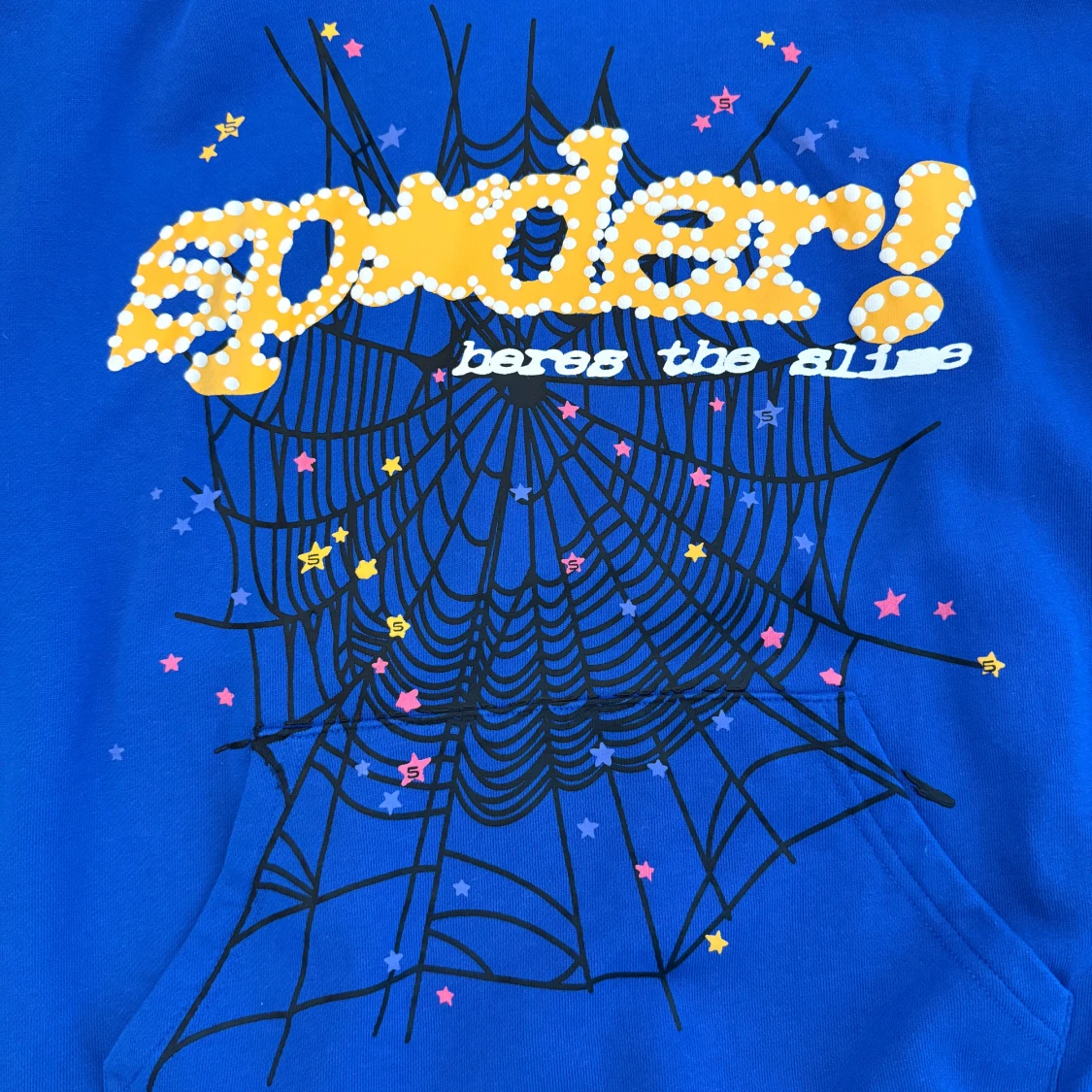 Blå hoodie från Spider - 1